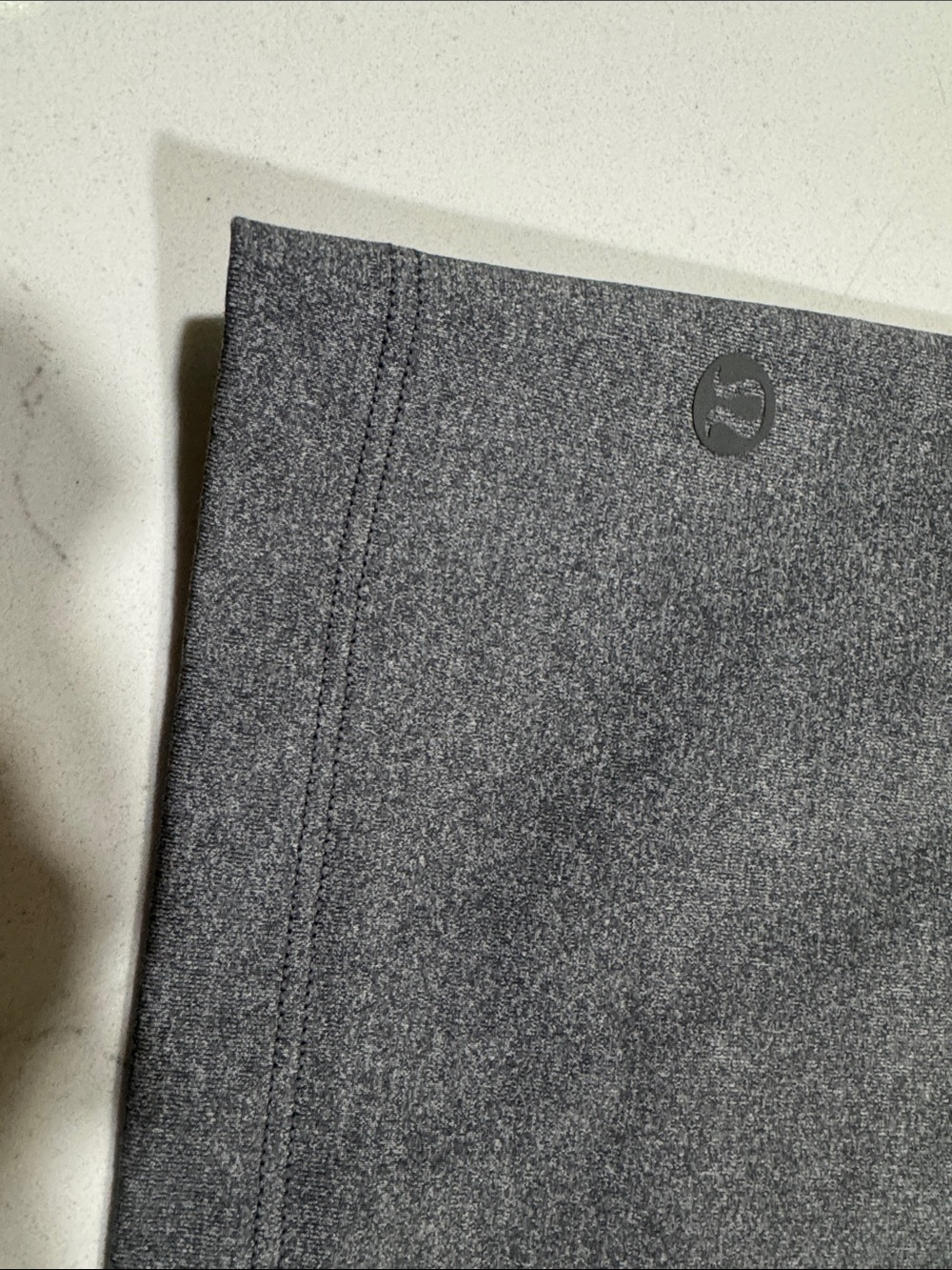 lululemon athletica High-Waist Heather Gray Drawstring Shorts - Picture 4 of 11